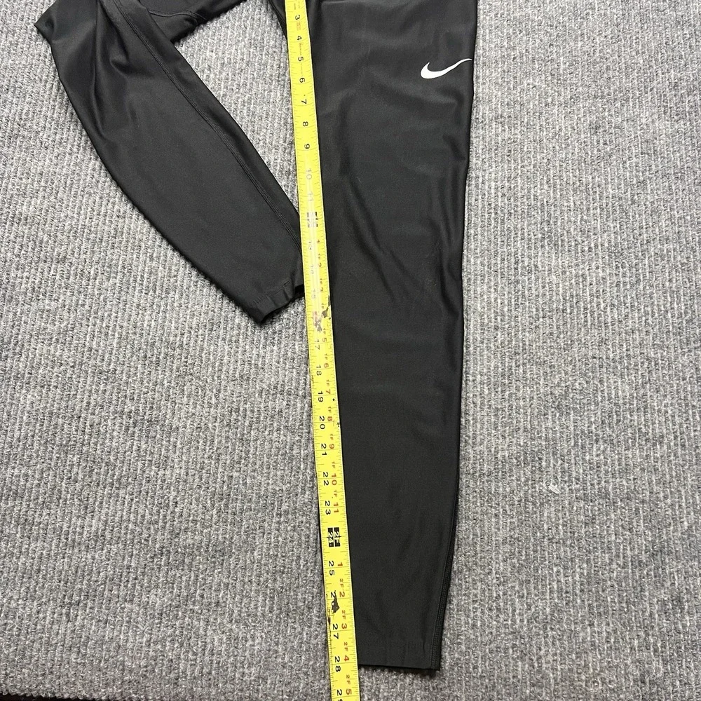 Nike Dri-fit High Rise Ankle Leggings Women's Small Yoga Running Pants‎ Black